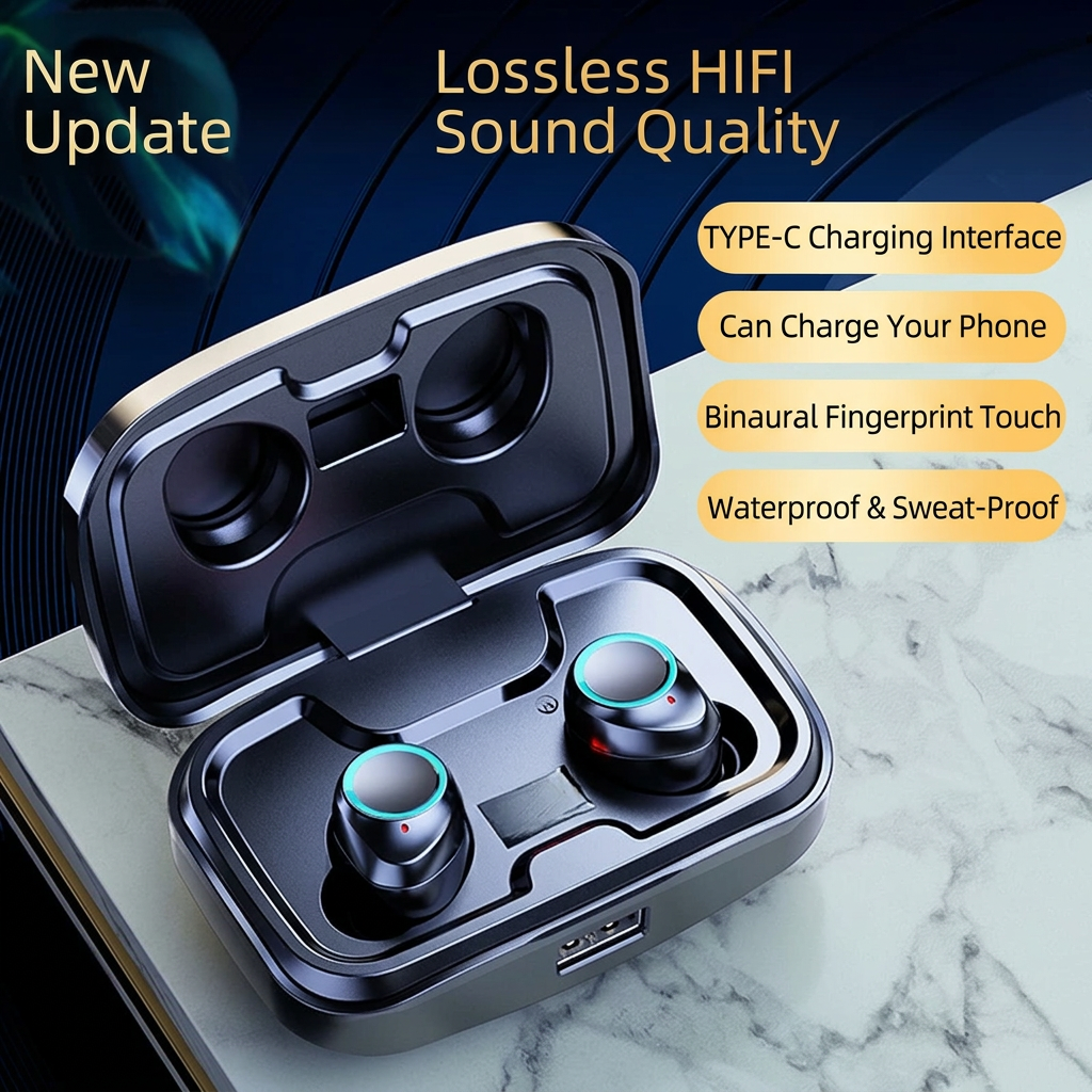 TWS-X10 Wireless Earbuds with Digital Display