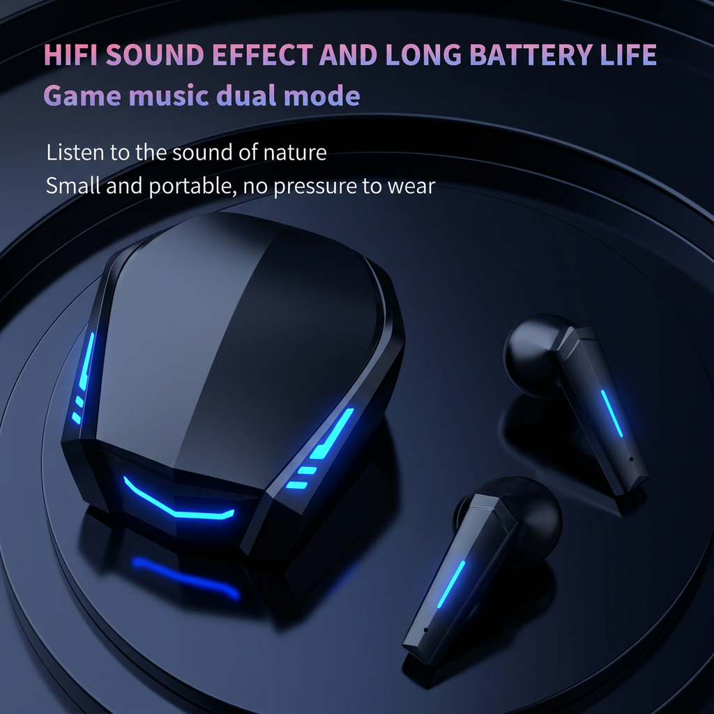Wireless Bluetooth Headset Noise Reduction